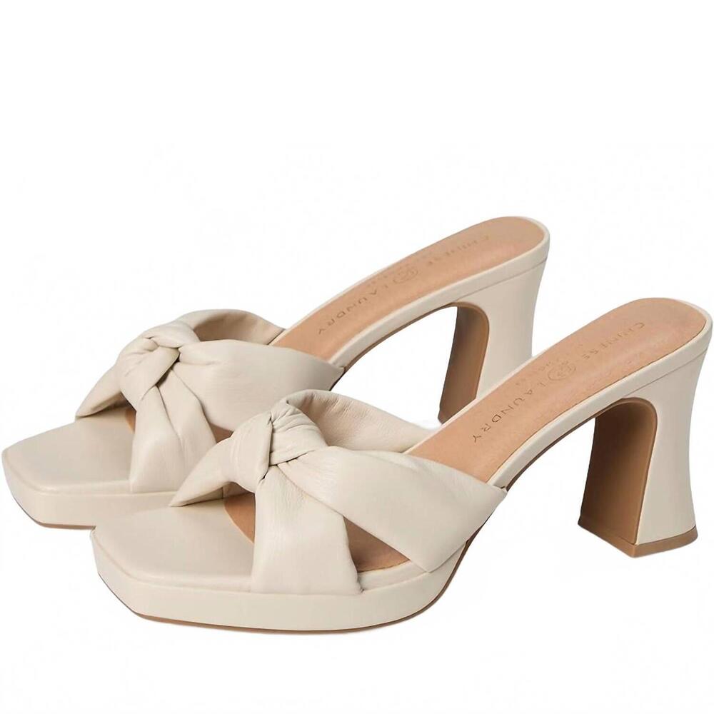 NEW CHINESE LAUNDRY women's gwinn platform heel in bone